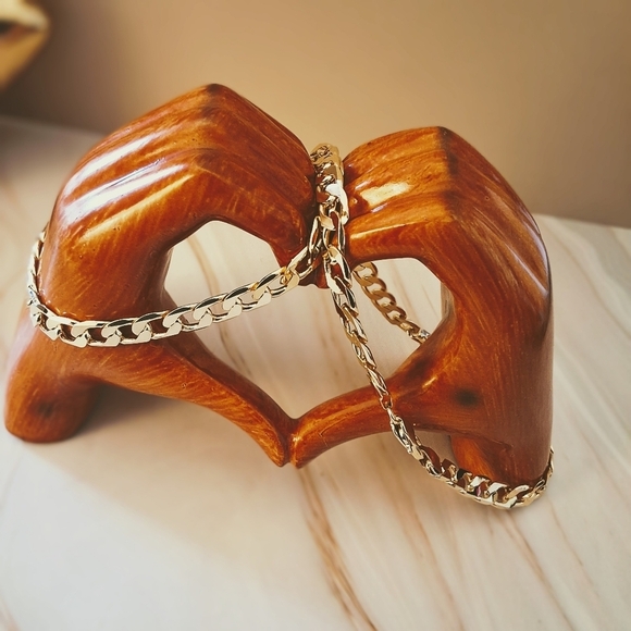 💥 Pretty Bird 18K Yellow Gold Plated Large Link Chain – 24 Inch - Picture 8 of 9